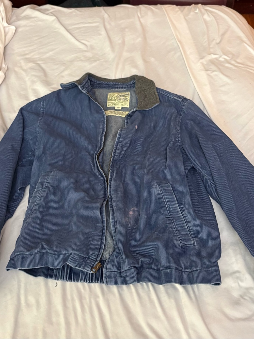 Grayers Outdoor Garments Cold Weather Rated jacket Blue Cotton Jacket … good con